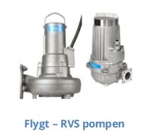 Flygt RVS dompelpompen van Pompdirect