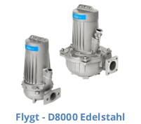 Flygt D8000 Edelstahl van Pompdirect